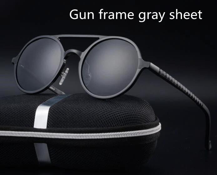 Retro Round Sunglasses For Men by GJG Denim