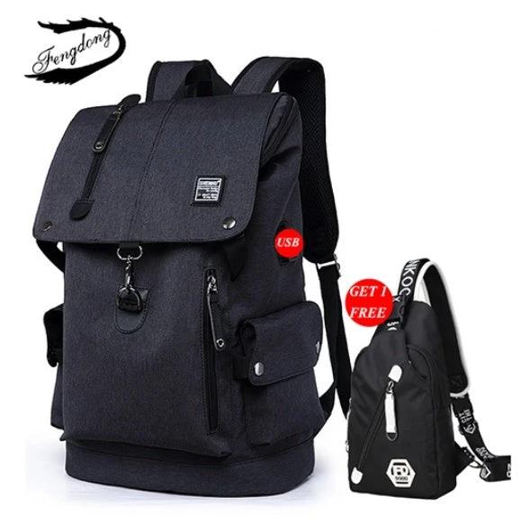 Men's Travel Bagpack/Laptop Bag by GJG Denim