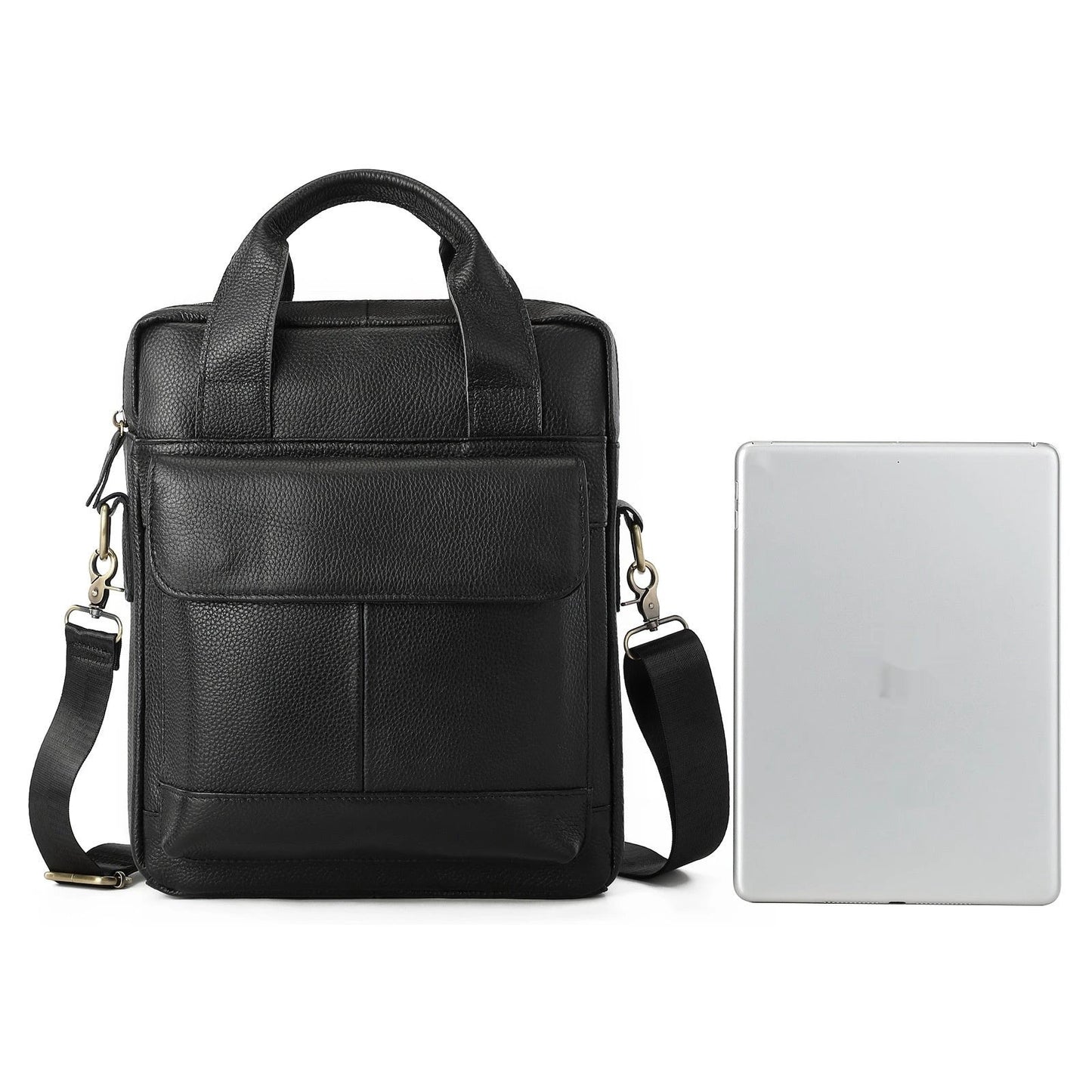 Men's Retro Vertical Briefcase by GJG Denim