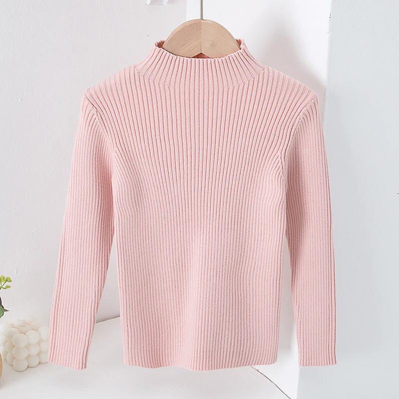 Children's Mock Neck Sweater Knitwear Top by GJG Denim
