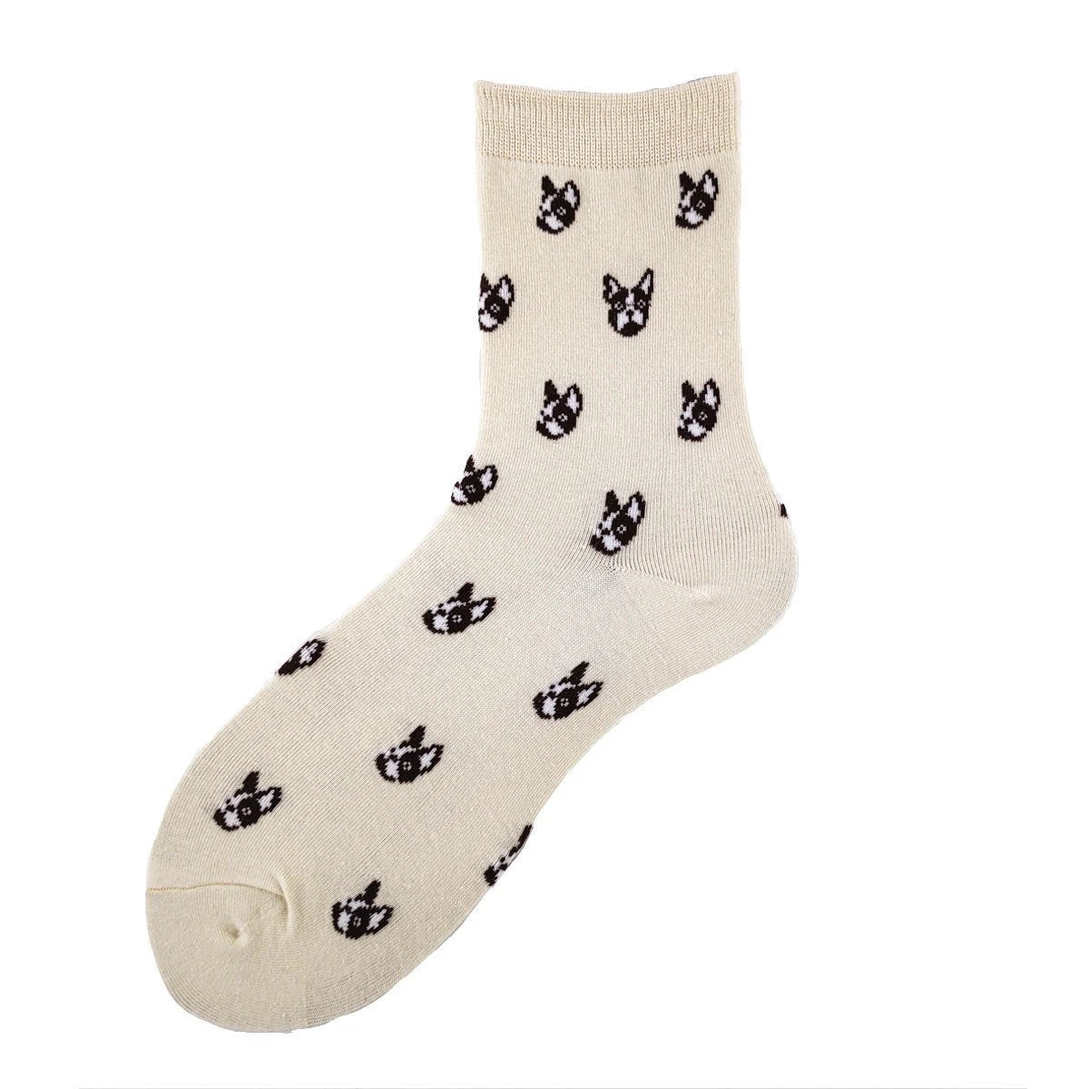 Men's Cotton Creativity Dog Series Cartoon Socks by GJG Denim