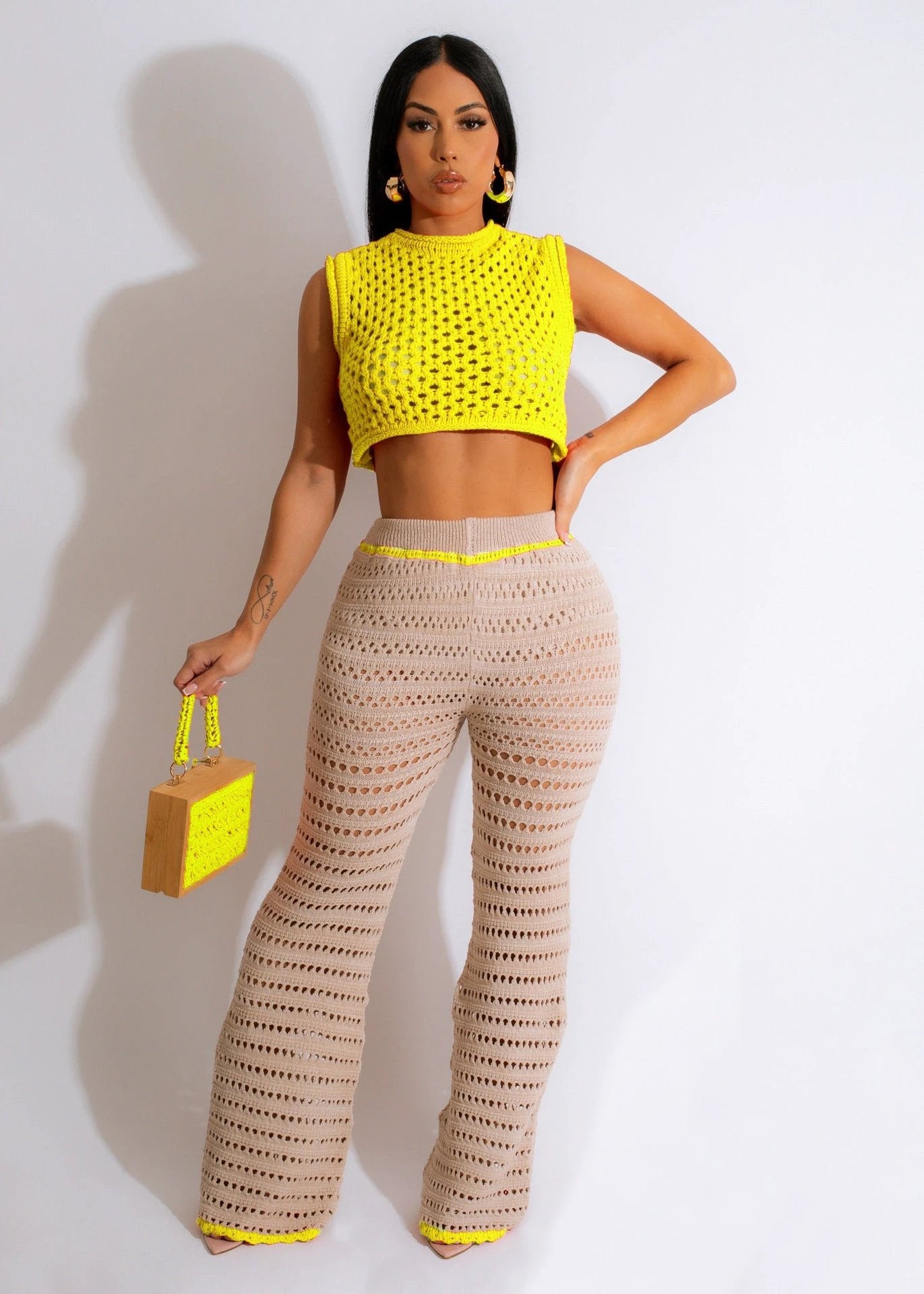 Crochet Casual set by GJG Denim