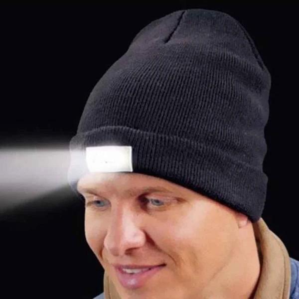 Men's LED Flashlight Beanie by GJG Denim