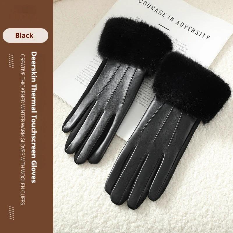 Warm Soft Personalized Gloves For Women by GJG Denim