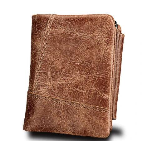 Retro Leather Wallet For Men Multiple Card Slots by GJG Denim