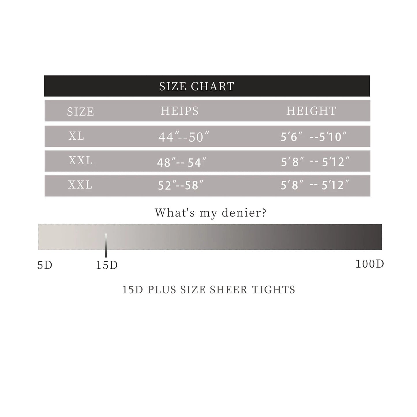 3 Pairs Plus Size Womens Sheer Tights 20D High Waist Control Top Pantyhose With Reinforced Toes by GJG Denim