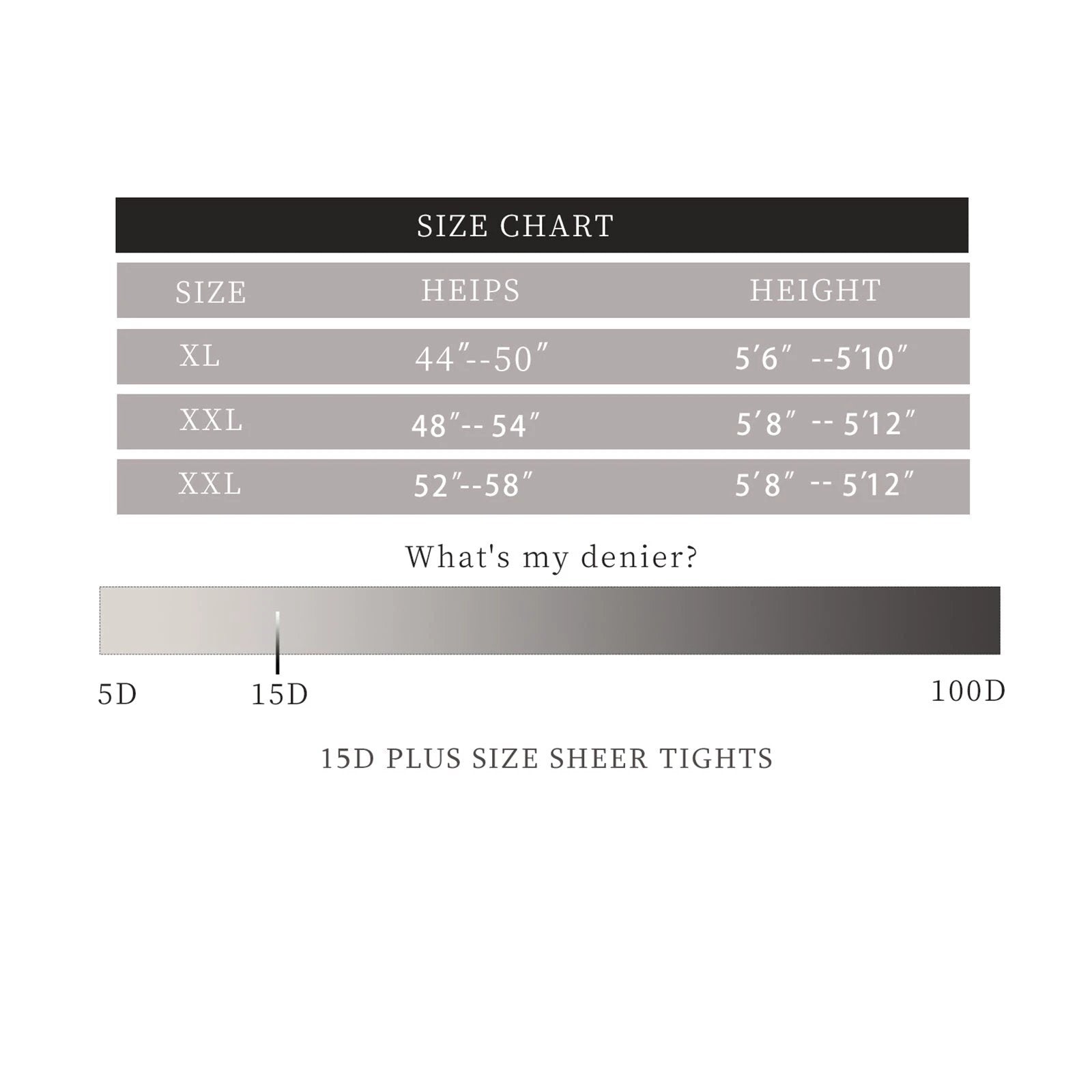 3 Pairs Plus Size Womens Sheer Tights 20D High Waist Control Top Pantyhose With Reinforced Toes by GJG Denim