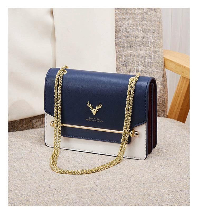 Fashion Texture Shoulder Bag Deer Head Crossbody by Zara-Craft