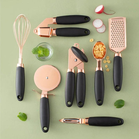 Kitchen Household Peeler Gadget Copper Plating Set by GJG Denim