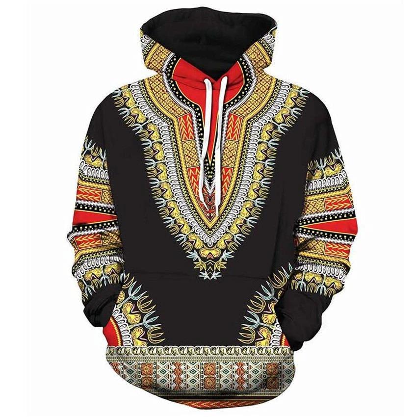 Men "Dashiki" Hoodies by GJG Denim