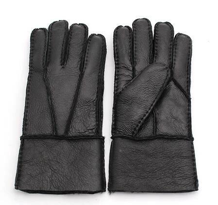 Men's Sheepskin Fur Gloves by GJG Denim