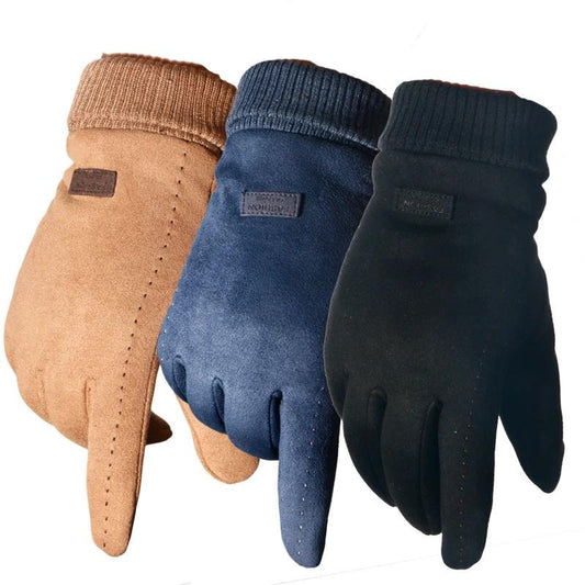 Men's Suede Gloves by GJG Denim