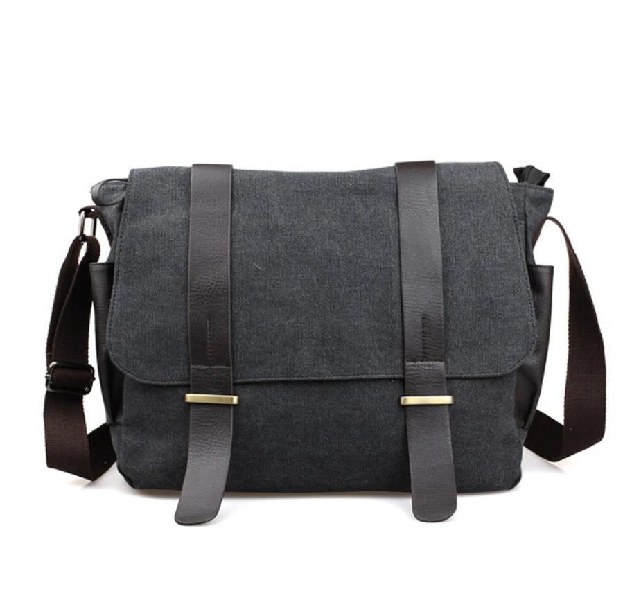 Men's Diagonal Travel Leisure Bag by GJG Denim