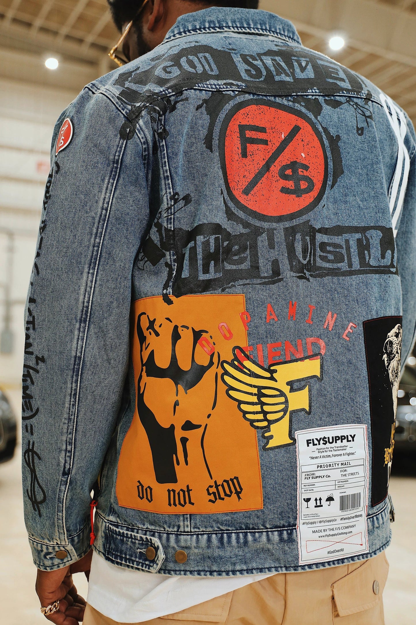 New Rich Denim Jacket (Denim) by Fly Supply Co