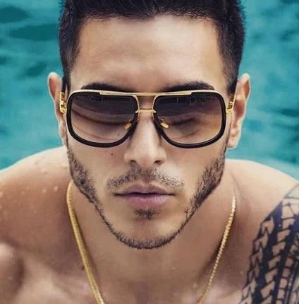Retro Metal Sunglasses for Men by GJG Denim