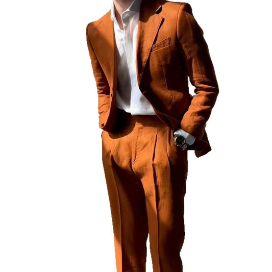 Casual And Lightweight Business Men's Suit by GJG Denim