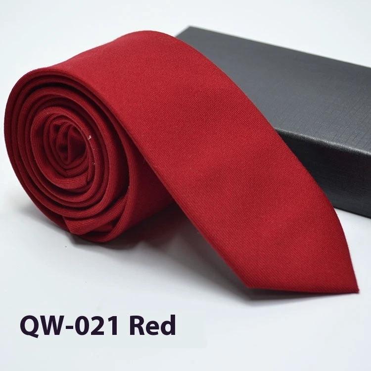 Men's Super Narrow Wool-like Elegant Tie by GJG Denim