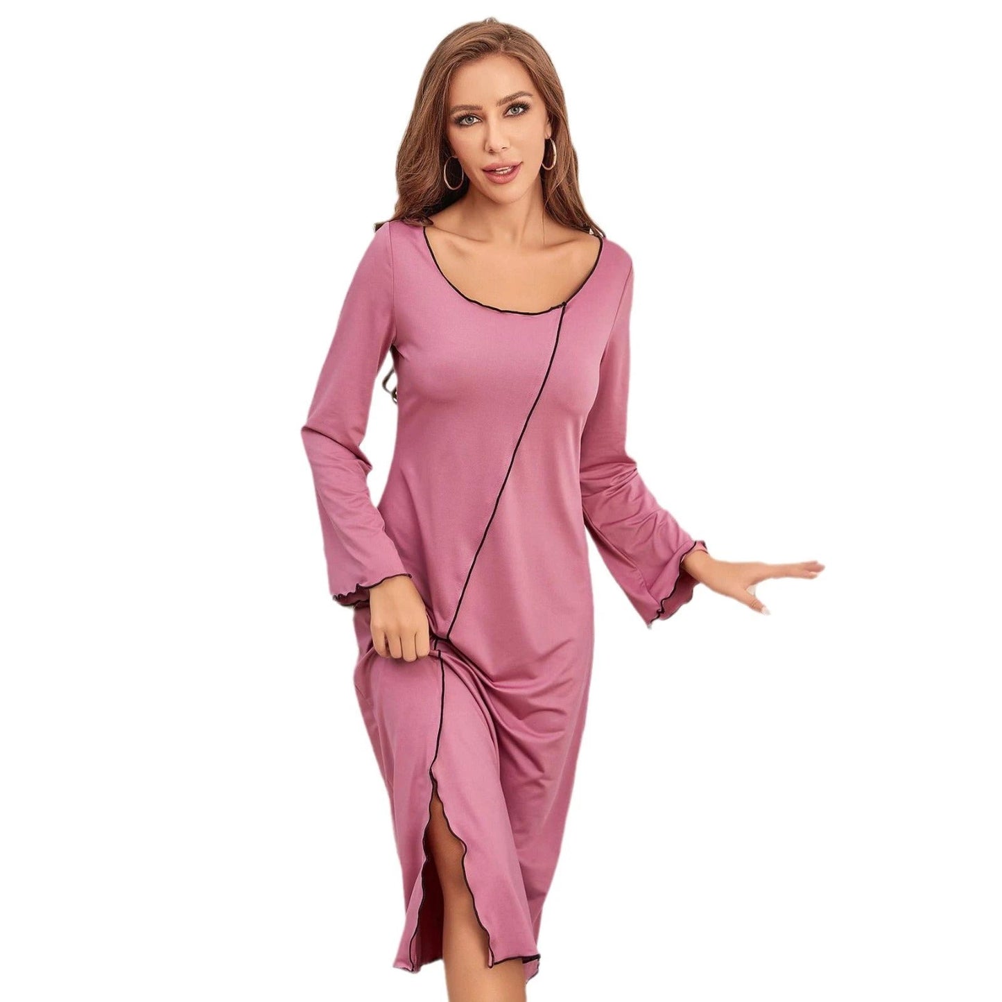 Spring And Autumn Female Dress Pajamas Nightdress For Women by GJG Denim