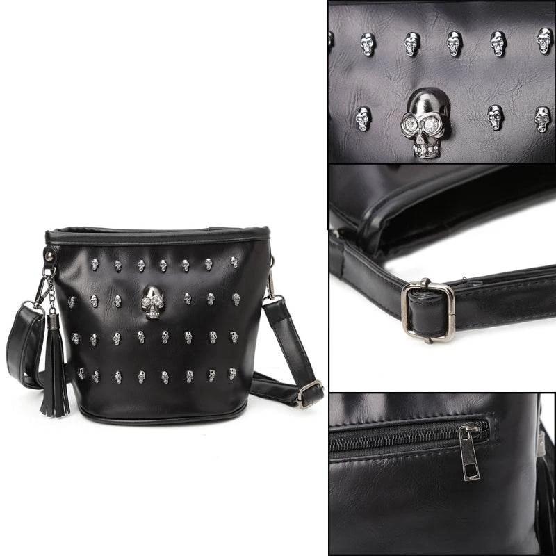 Trendy shoulder Women bag with diamond skull by Zara-Craft