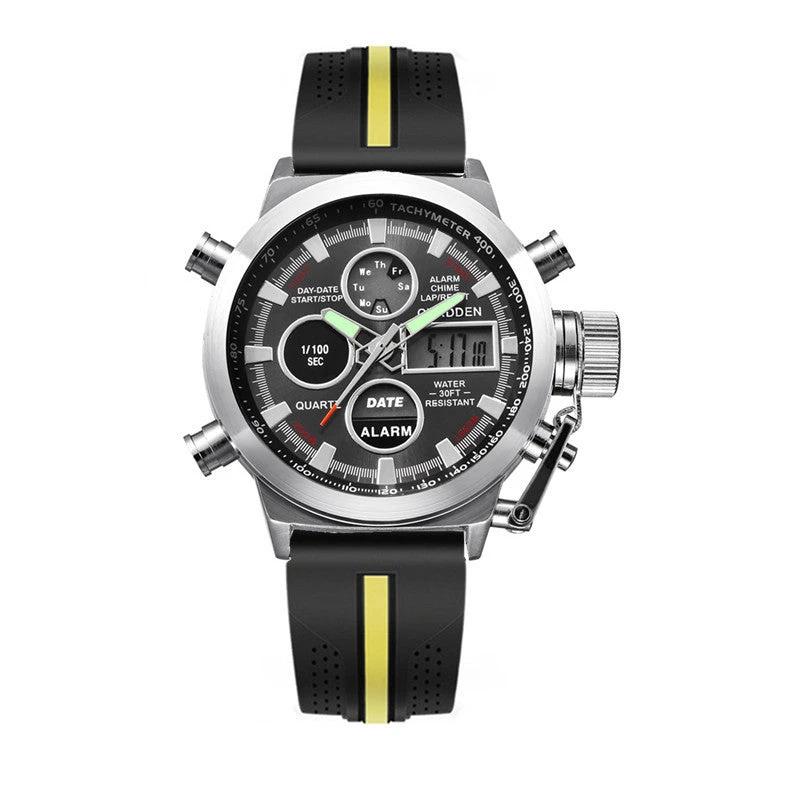 Men's Fashion Belt Multi-functional Watch by GJG Denim