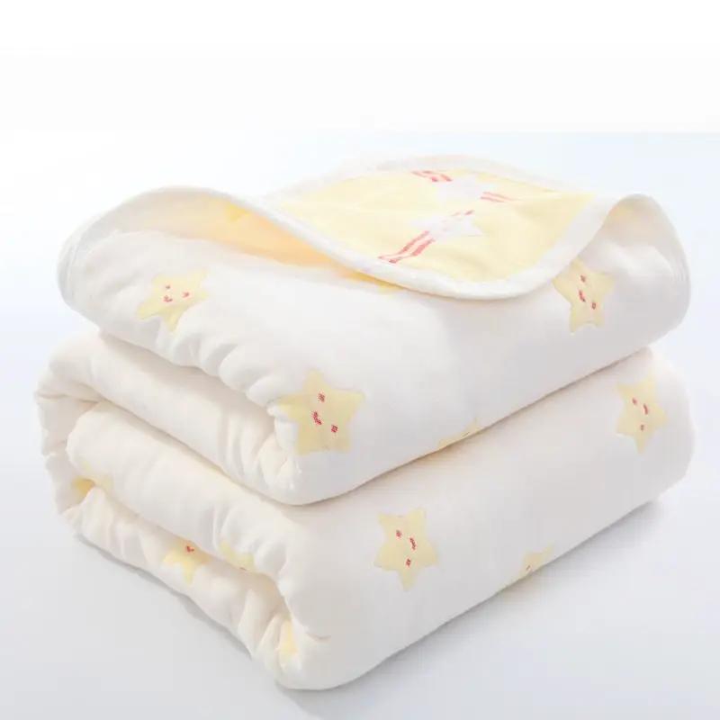 Six-layer Gauze Summer Air Conditioner Quilt Blanket by GJG Denim