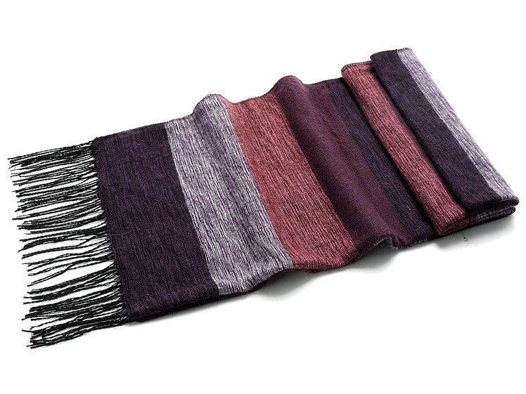Men's Stripped Casual Scarf by GJG Denim