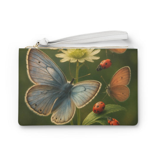 Butterfly Clutch Bag - Nature-Inspired Purse, Perfect for Events, Gift for Nature Lovers, Organizer for Travel by Printify