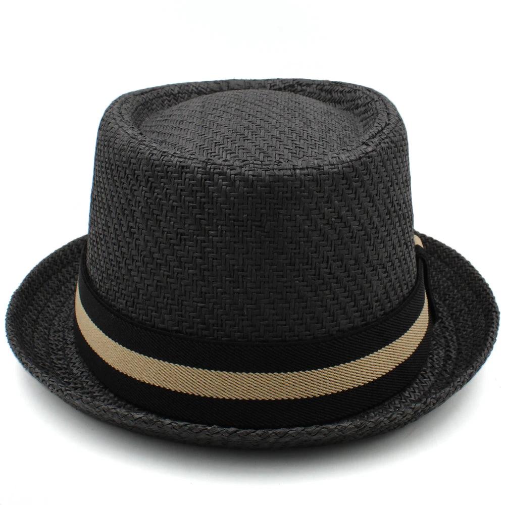 Retro Sun Shade Straw Hat For Men by GJG Denim