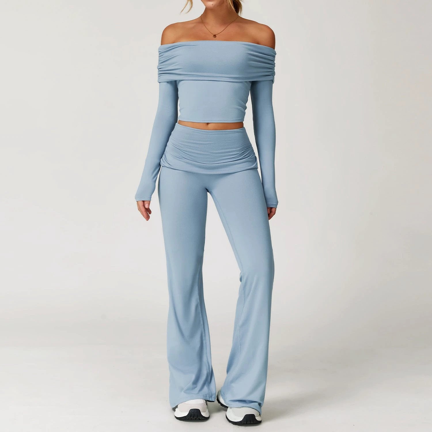 Women's Casual Comfortable Versatile Yoga Clothes Fitness Suit by GJG Denim
