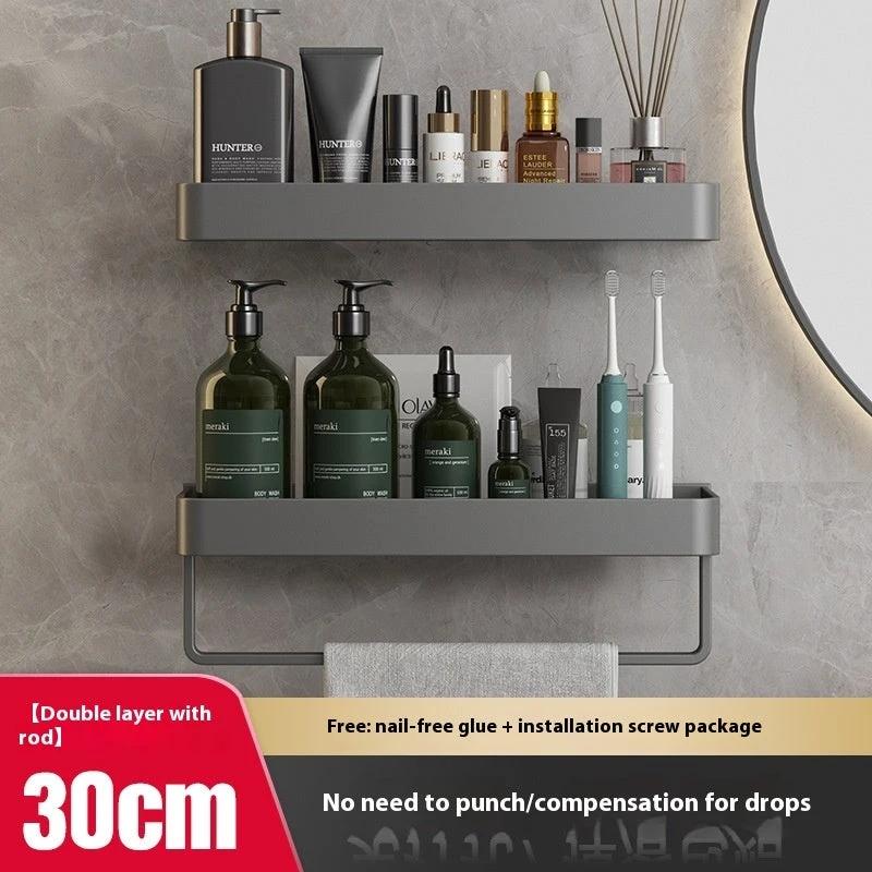 Bathroom Wall-mounted Storage Rack by GJG Denim