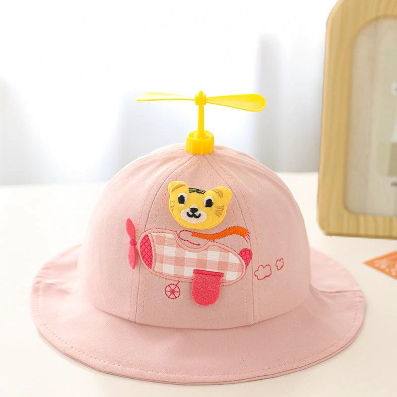 Spring Children Cute Bamboo Dragonfly Fisherman Hat by GJG Denim