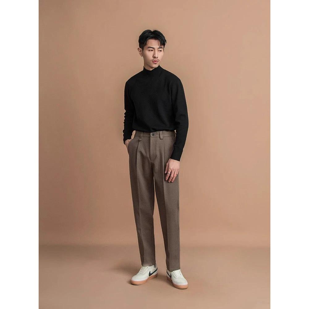 Men's Versatile Business Casual Straight Pants by GJG Denim