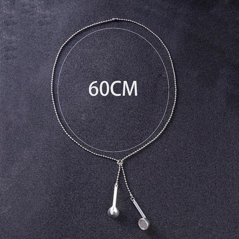 Wired Headset Earphone Adjustable Chain For Men by GJG Denim