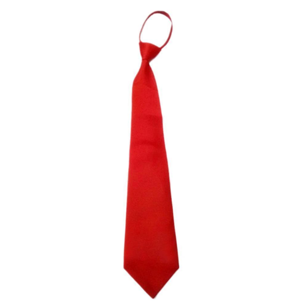 Solid Color Zipper Tie For Men by GJG Denim