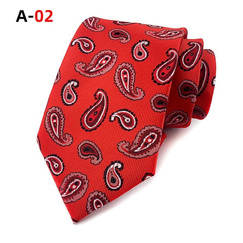 Men's Polyester Jacquard Tie by GJG Denim