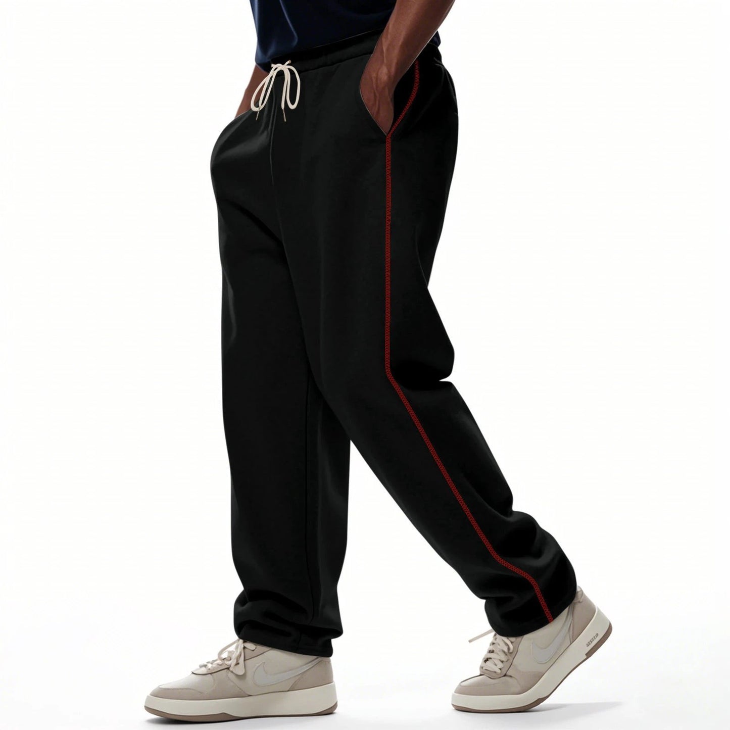 Men's Wear-resistant Heavy Terry Loose Sports Casual Pants by GJG Denim
