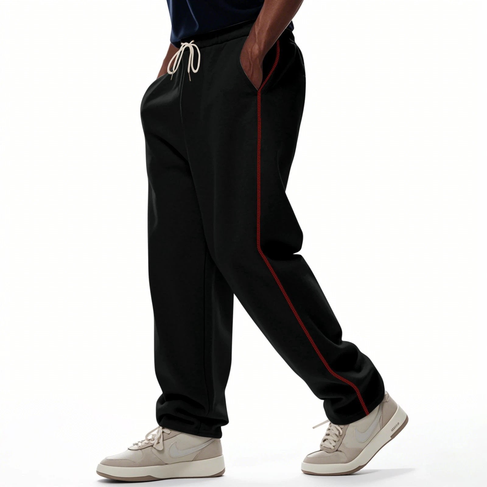 Men's Wear-resistant Heavy Terry Loose Sports Casual Pants by GJG Denim