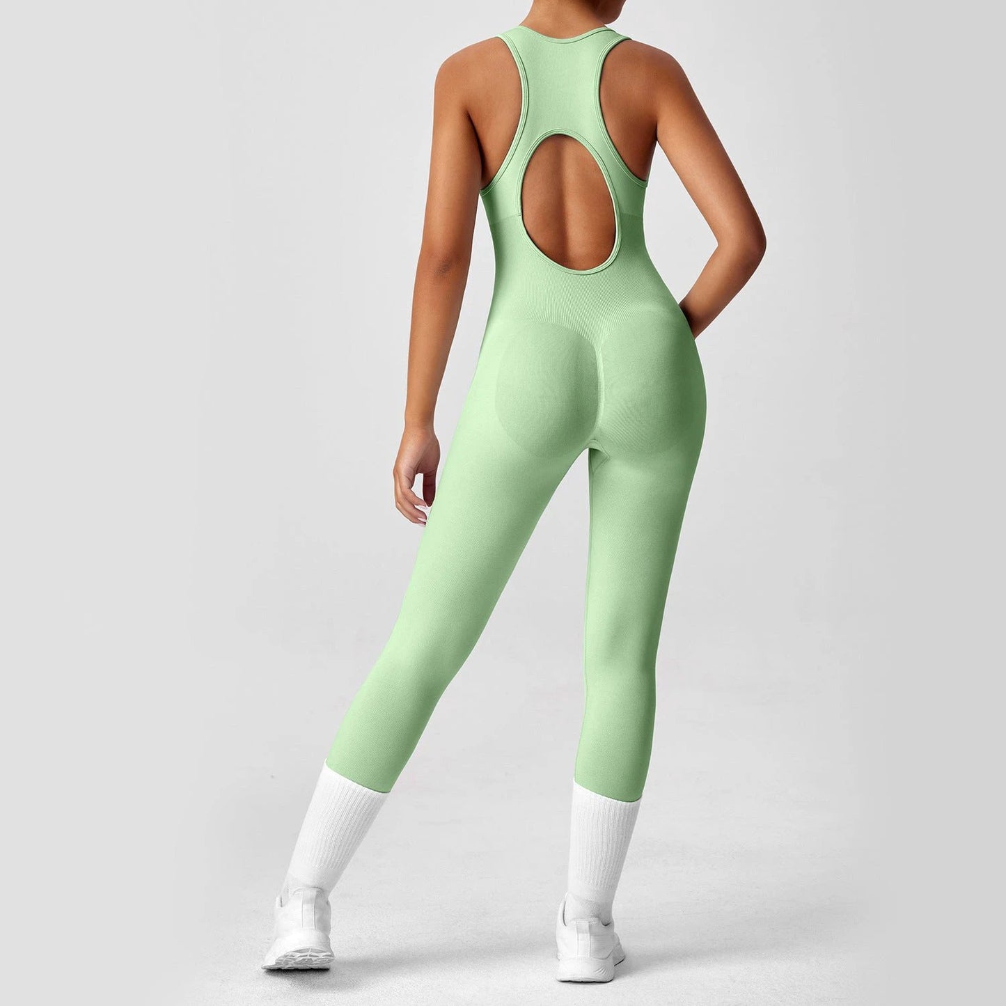 One-piece Yoga Pants Running Fitness Jumpsuit by GJG Denim
