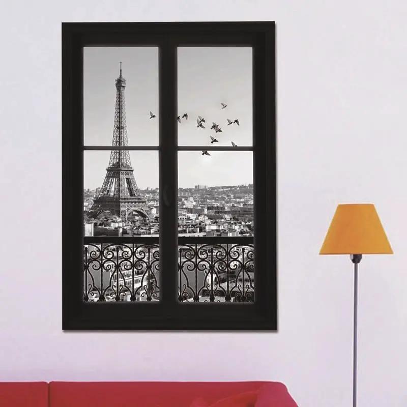 Living Room Decorative Painting Removable Sticker Wall Decor by GJG Denim