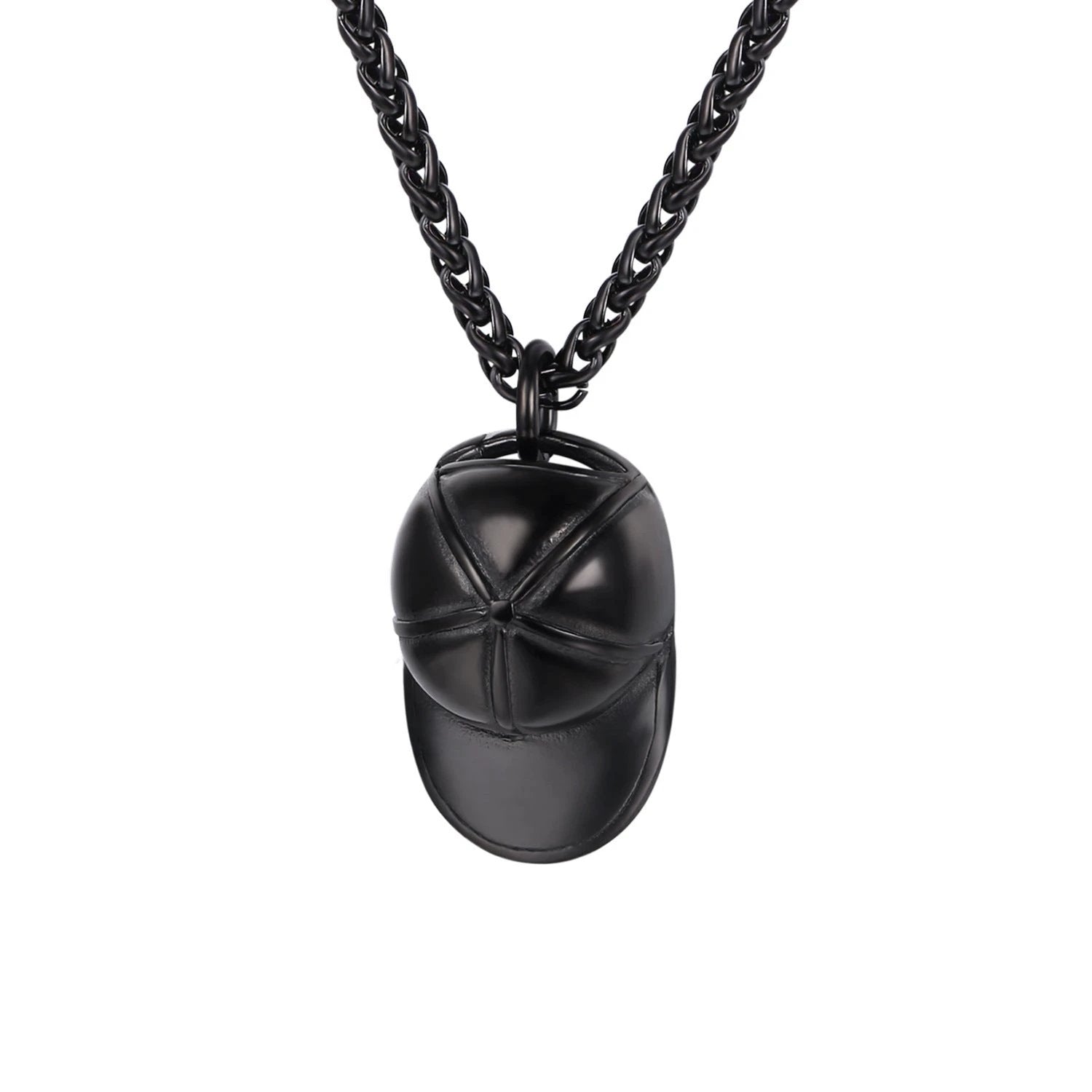 Stainless Steel Cap Unique Pendant Necklace For Men by GJG Denim
