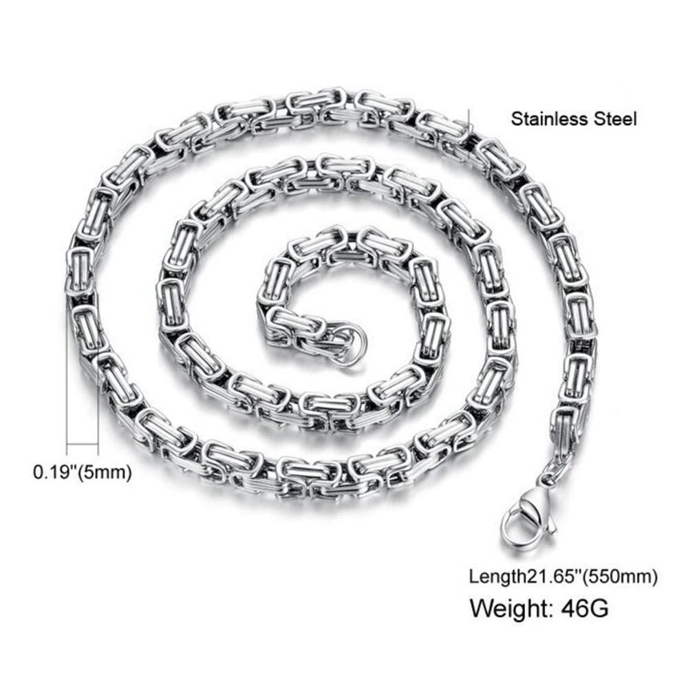 Men's Stainless Steel Trendy Necklace by GJG Denim