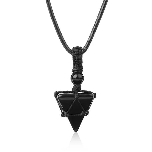 Natural Stone Men's Crystal Necklaces by GJG Denim