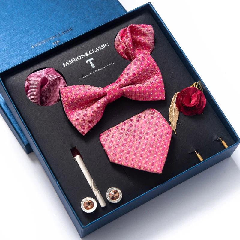 Men's 8-piece Tie Set by GJG Denim