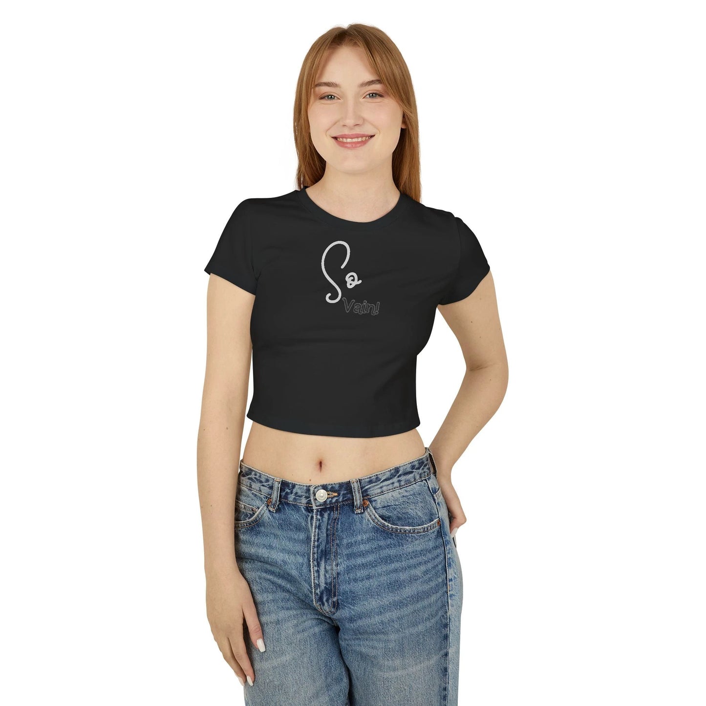 So vain Women's Crop Tee by Printify