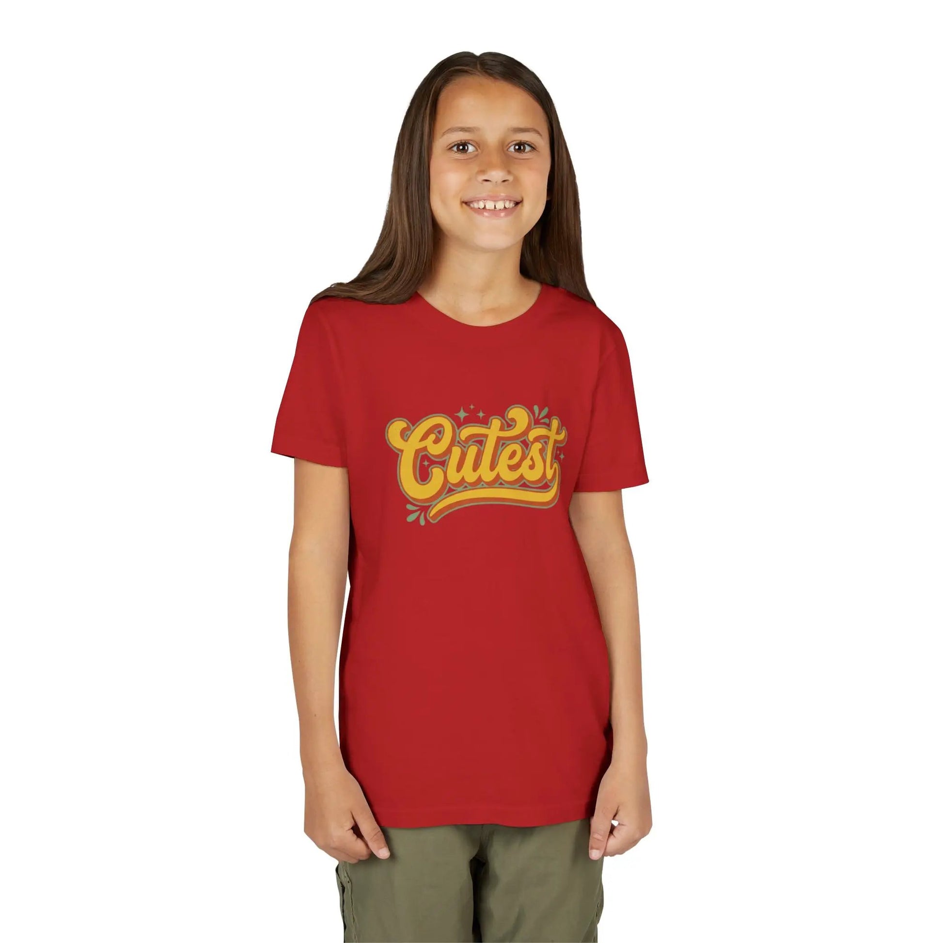 Cutest Youth Tee — Retro Script Kids T‑Shirt by Printify