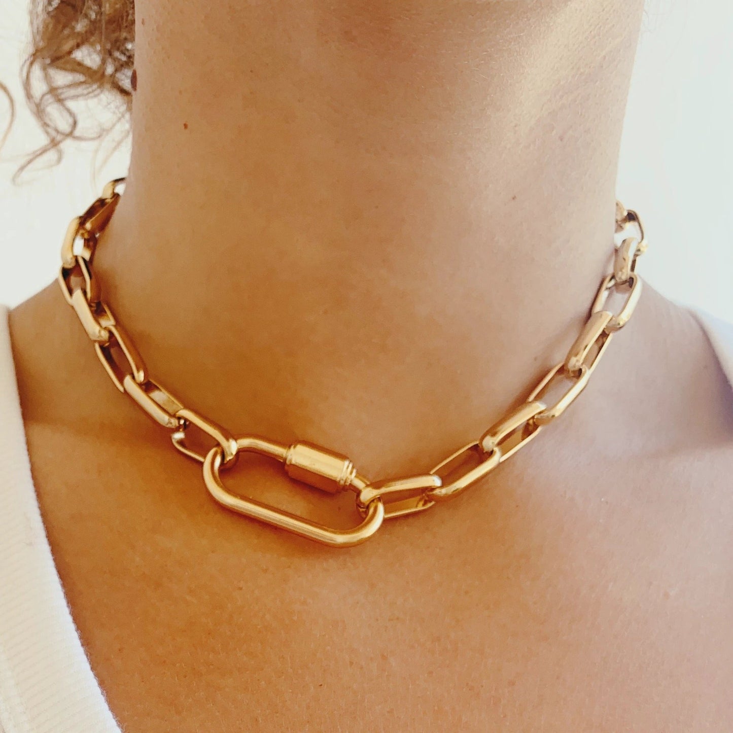 Gold Carabiner by Views & Co