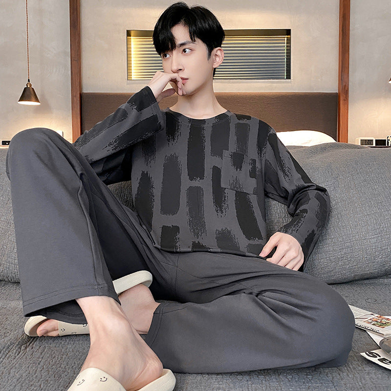 Thin Long Sleeve Loose Pajamas by GJG Denim