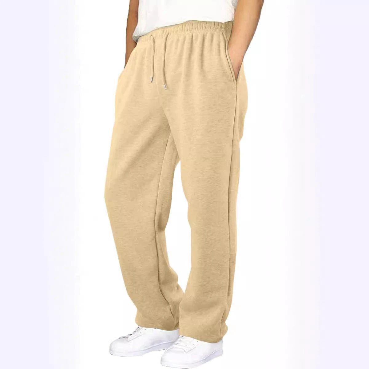 Men's Straight Loose Leisure All-matching Sweatpants by GJG Denim