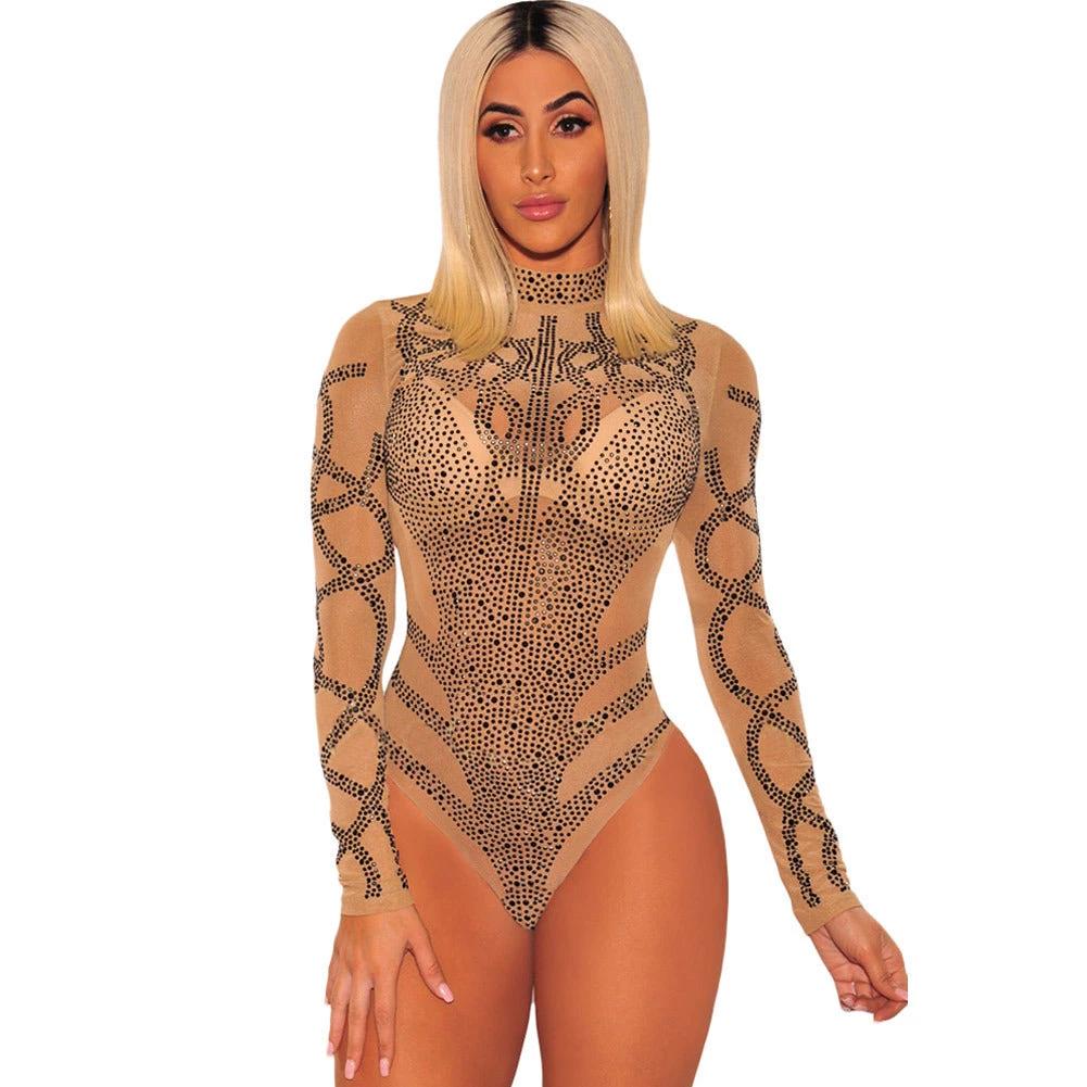 Your heiress Awaits- Transparent Bodysuit by GJG Denim