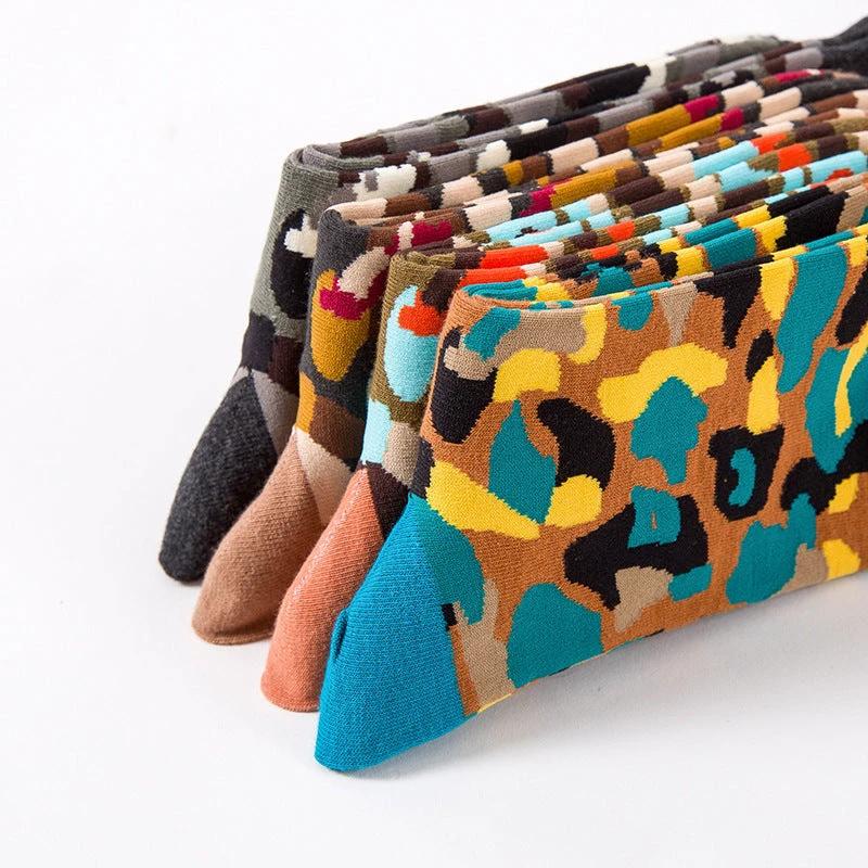 High-rise Men's Camouflage Socks by GJG Denim